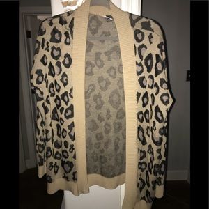Leopard Print Cardigan